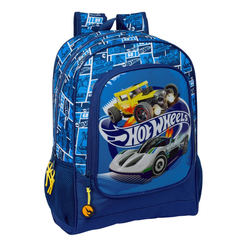 Schulrucksack Hot Wheels Sonny Marineblau 32 x 42 x 14 cm