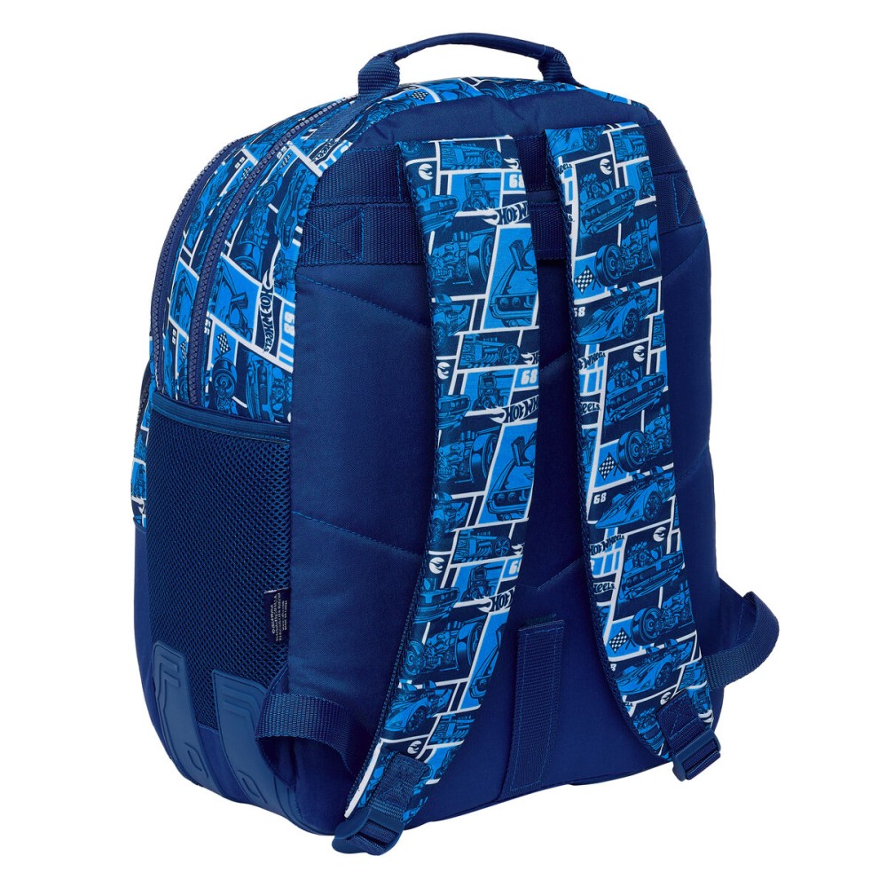 Schulrucksack Hot Wheels Sonny Marineblau 32 x 42 x 15 cm