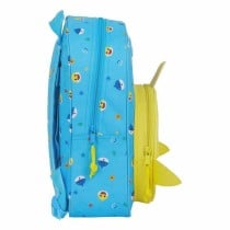 Kinderrucksack Baby Shark Hellblau