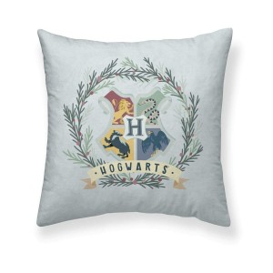 Housse de coussin Harry Potter Hogwarts Christmas Gris clair 50 x 50 cm