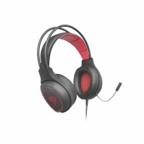 Casques avec Microphone Genesis Radon 300 Noir Rouge