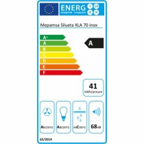 Konventioneller Rauchfang Mepamsa Silueta XLA 70 cm 590 m³/h 200W A Stahl