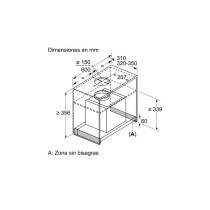 Konventioneller Rauchfang Mepamsa SILUETA XLA 60 cm 590 m³/h 200W A Stahl