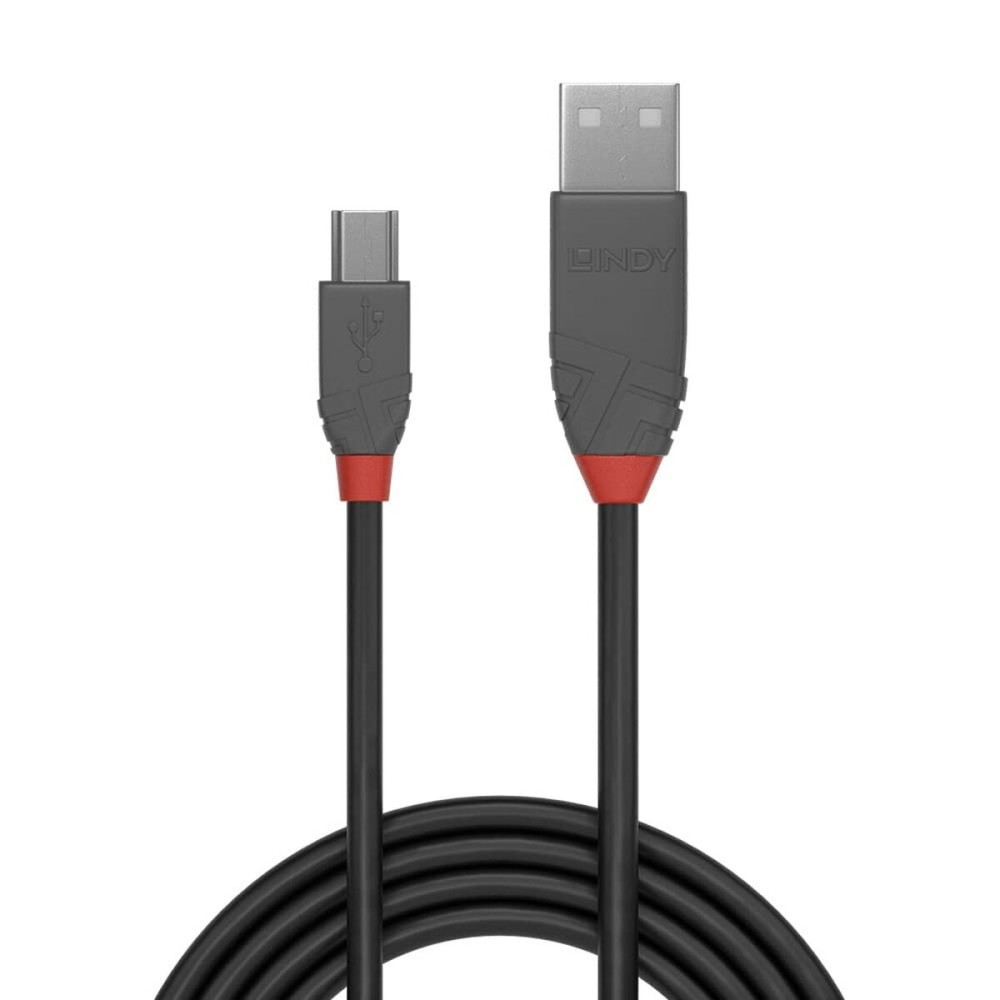 Cable Micro USB LINDY 36725 5 m Black