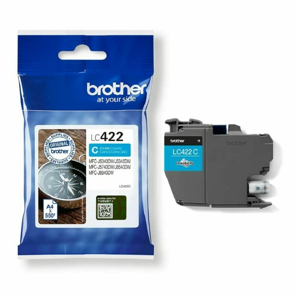 Original Ink Cartridge Brother LC-422BK Cyan