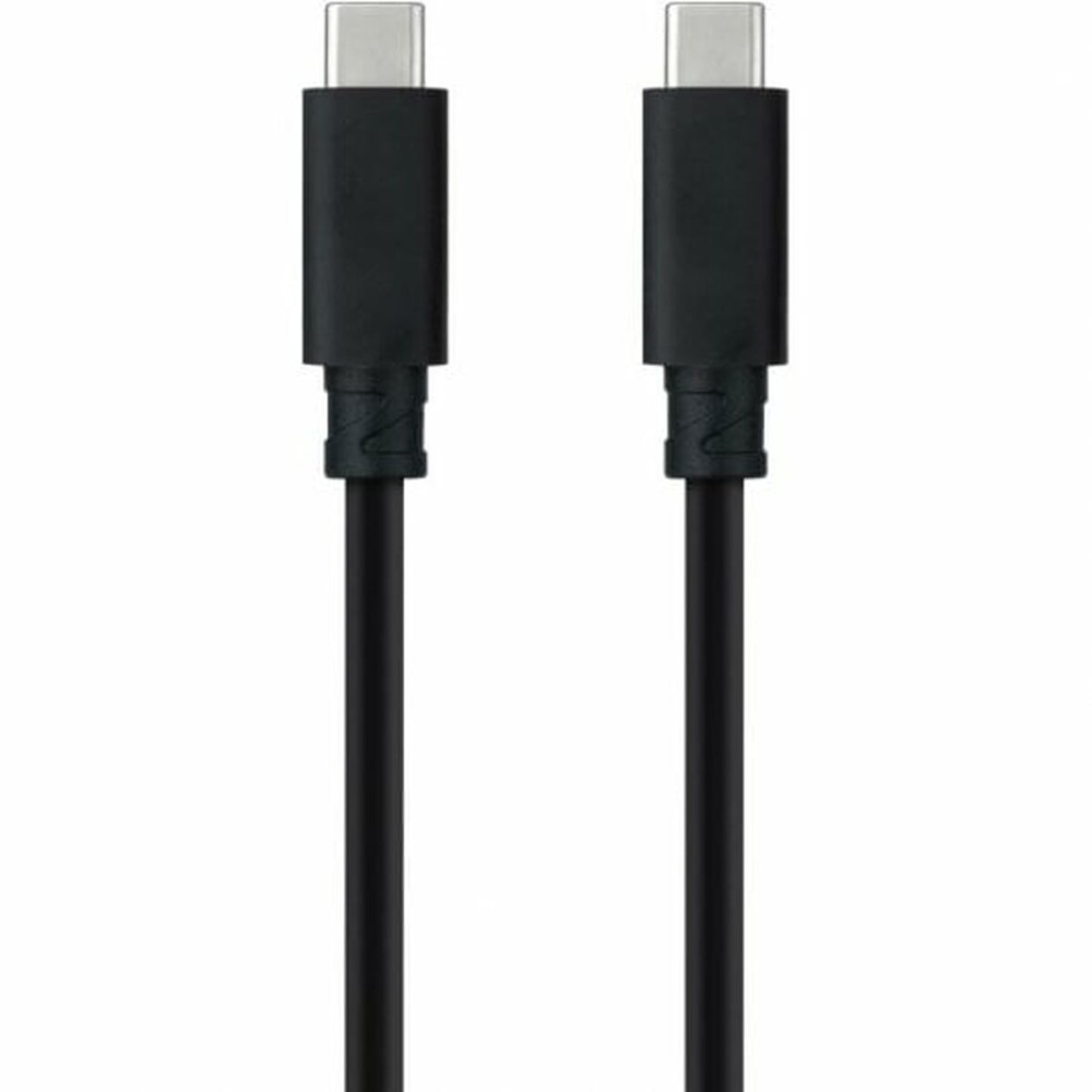 Câble USB-C NANOCABLE 10.01.4101-L150 Noir 1,5 m (1 Unité)