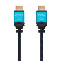 Câble HDMI NANOCABLE 10.15.3701 V2.0 Noir/Bleu 1 m 4K Ultra HD