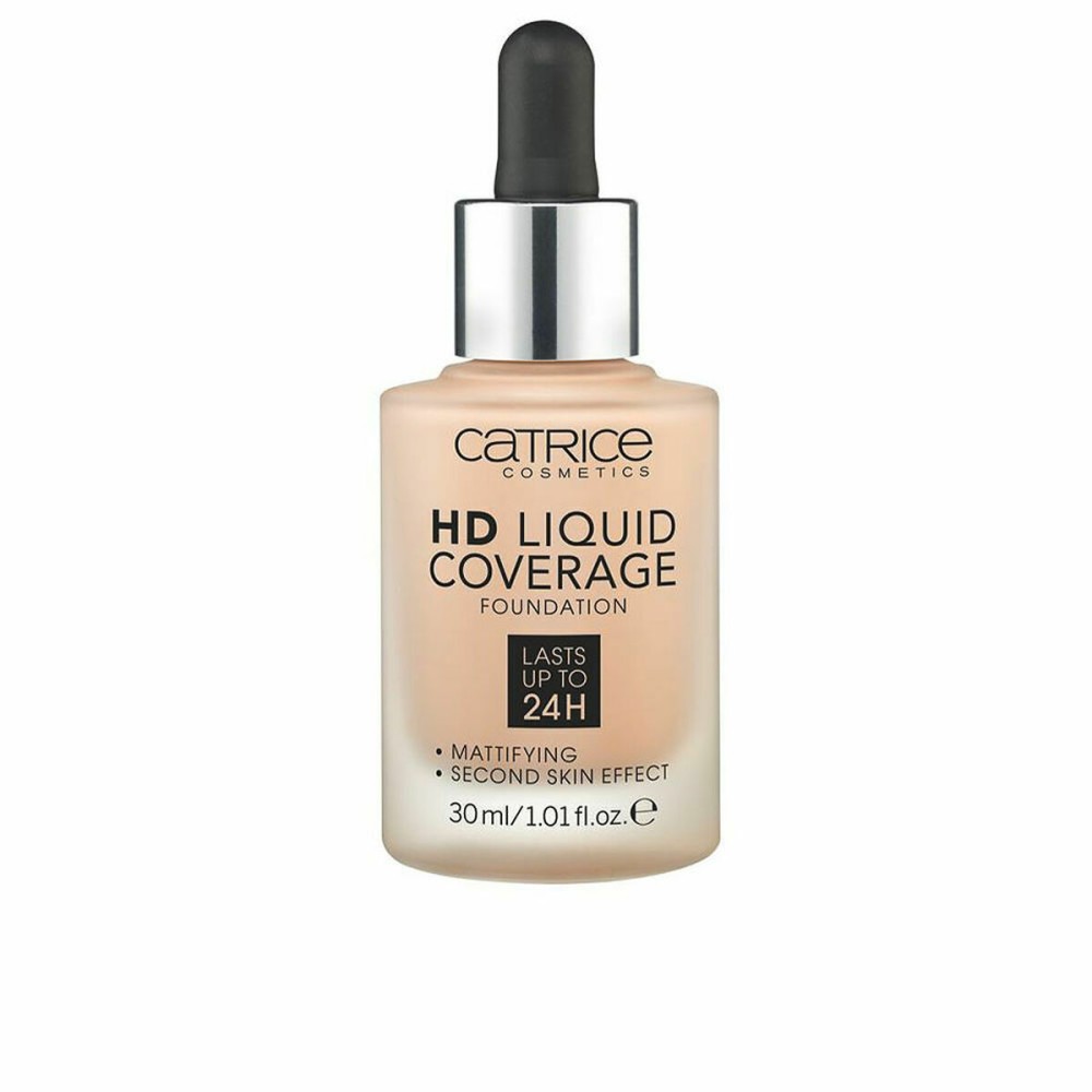 Fluid Makeup Basis Catrice HD Liquid Coverage Nº 020-rose beige (30 ml)