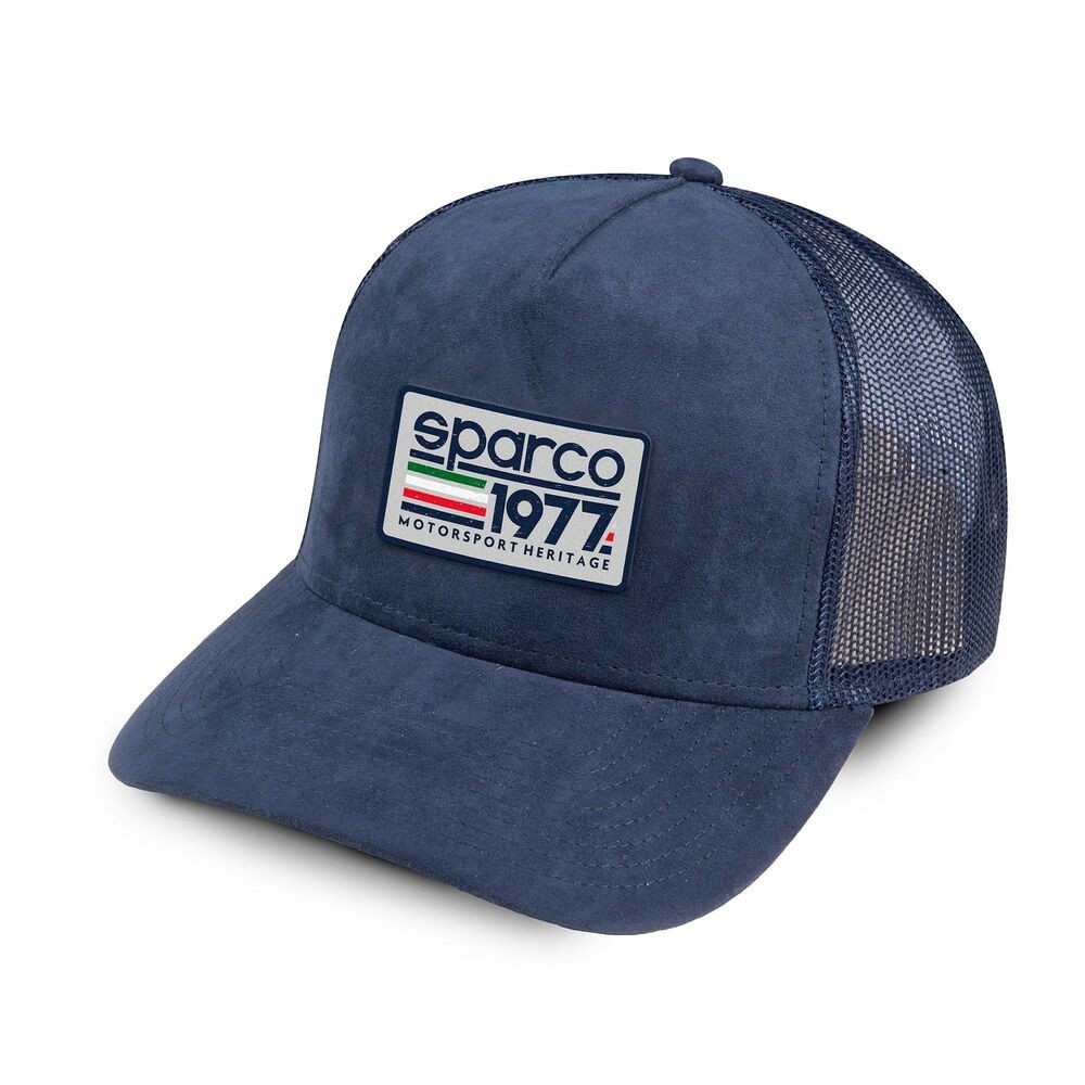 Sports Cap Sparco TRUCKER Navy Blue