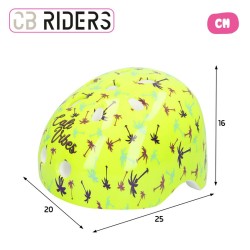 Kinderfahrradhelm Colorbaby Neon Cali Vibes Gelb (4 Stück)