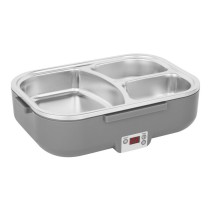 Boîte Déjeuner Électrique N'oveen LB640 Gris foncé Acier inoxydable 24 x 11 x 18,5 cm