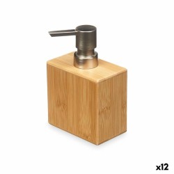 Soap Dispenser Berilo B7490-1 Silver Bamboo Plastic 9,7 x 15 x 5,8 cm (12 Units)