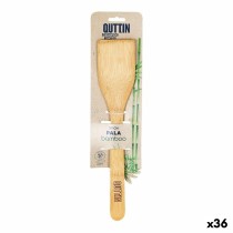 Pfannenwender Quttin Braun Gerade Bambus 30 x 6,2 x 0,8 cm (36 Stück)