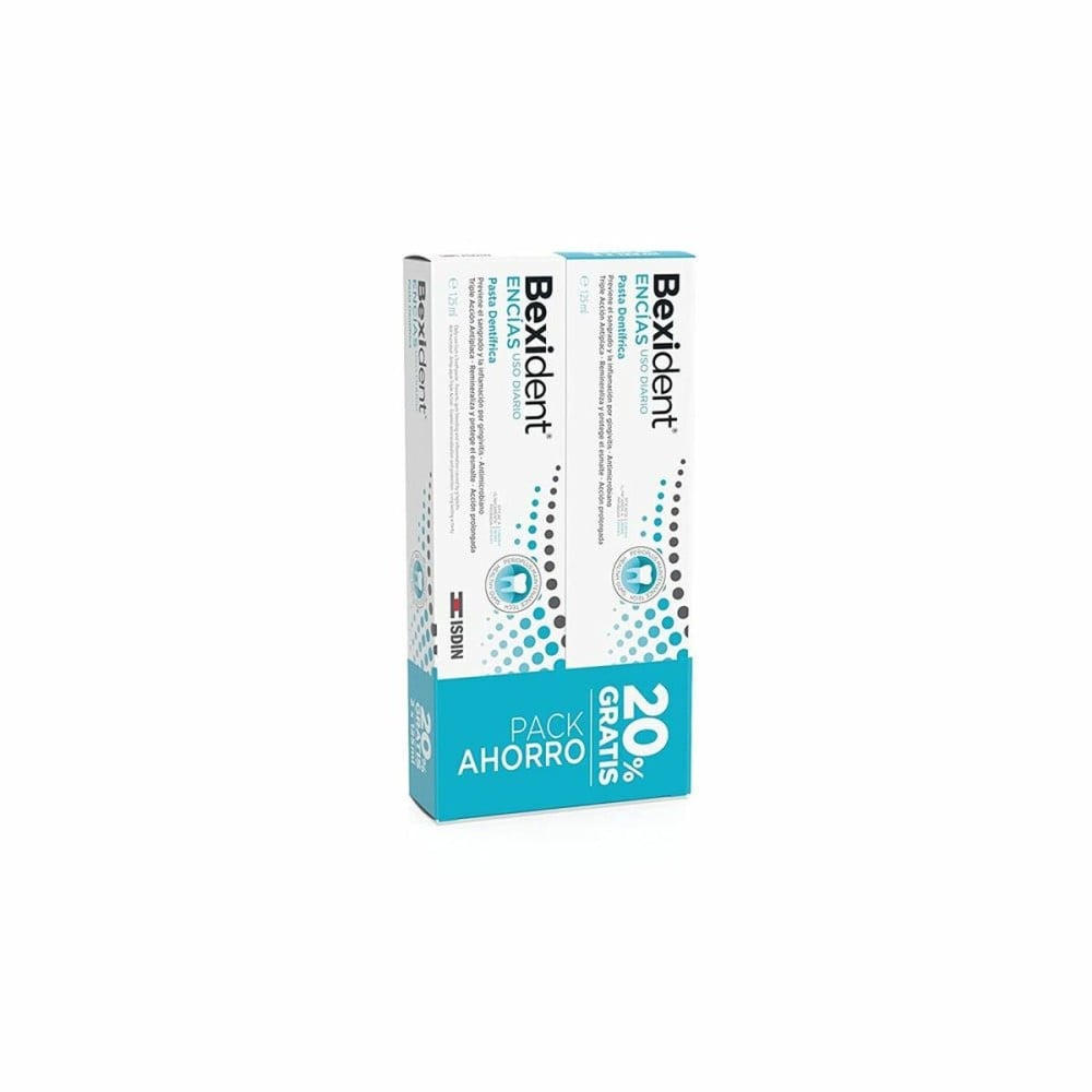 Dentifrice Soin des Gencives Isdin Bexident Utilisation Quotidienne 2 x 125 ml