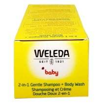 2-in-1 Gel et shampooing Baby Weleda Baby 200 ml