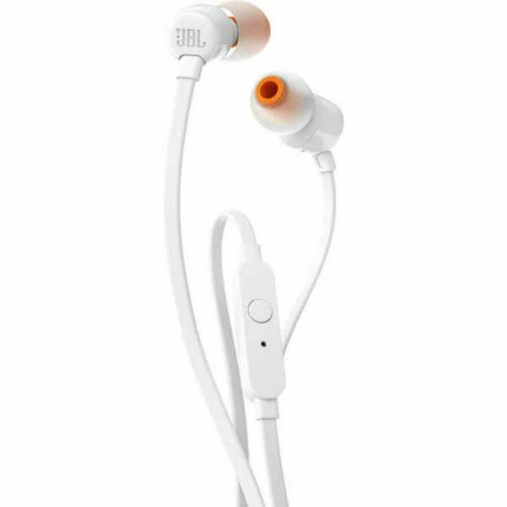 Casques avec Microphone JBL T110 Blanc