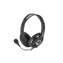 Headphones with Microphone Natec Bear 2 Black