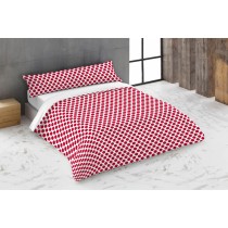 Bettbezug-Set Hosteline MOTA Rosa King size 260 x 240 cm 4 Stücke