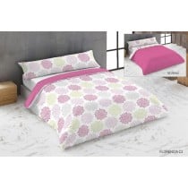 Duvet cover set Hosteline FLORENCIA Pink Super king 3 Pieces