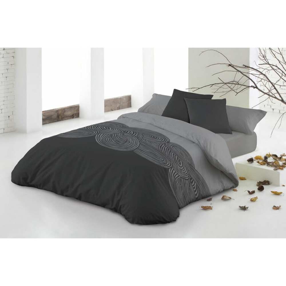 Duvet cover set Hosteline ONENAL Grey Single 2 Pieces