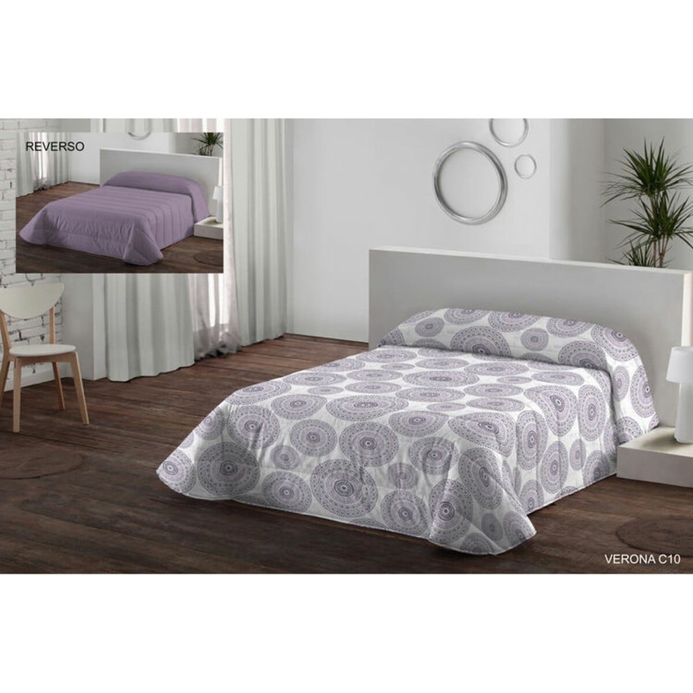 Bettbezug-Set Hosteline VERONA Violett King size 3 Stücke