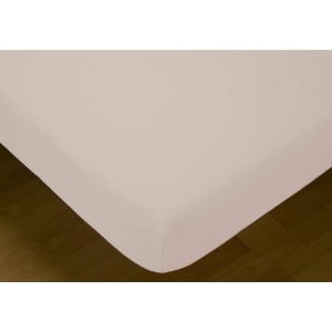 Drap housse Hosteline MONACO LISO Rose