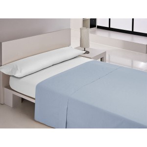 Top sheet Happy Home MIX COLORS Blue Super king