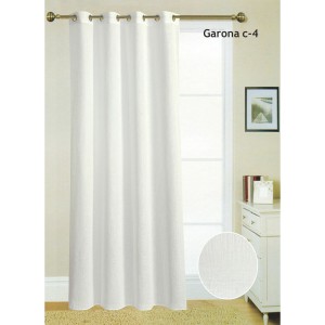 Rideau Hosteline GARONA Blanc 140 x 260 cm