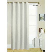 Curtain Hosteline VISTULA Grey 140 x 260 cm