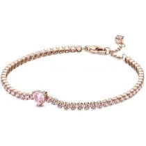 Ladies' Bracelet Pandora SPARKLING HEART TENNIS - SIZE 18