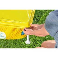 Bestway Kinder-Hartplastikpool mit Sandkasten 213x122x30,5 cm +2 Jahre Garten 00561