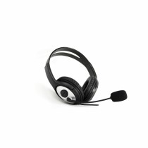 Headphones with Microphone CoolBox coolCHAT 3.5 Black