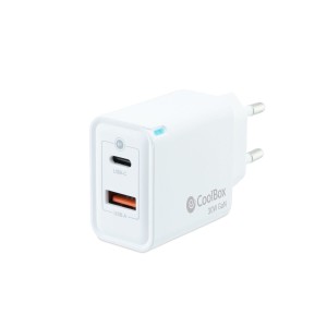 Wall Charger CoolBox COO-CUP-30CA White (1 Unit)