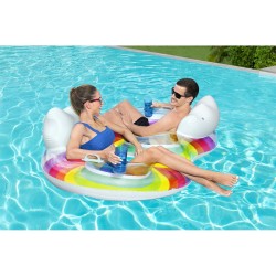 Inflatable Wheel Bestway Rainbow 186 x 116 cm