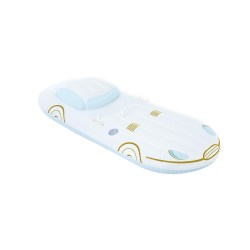 Bestway Matelas Gonflable Croisière avec Dossier et Poignées 228x108 cm Plage et Piscine 43651