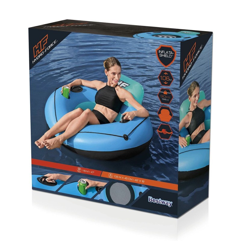 Bestway Bouée Gonflable avec Poignées Hidro-Force D119 cm Plage et Piscine 43108