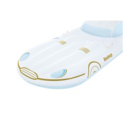 Bestway Matelas Gonflable Croisière avec Dossier et Poignées 228x108 cm Plage et Piscine 43651