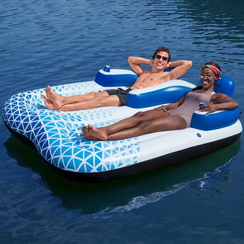 Bestway Fauteuil Gonflable Double Hydro-Force 196x193 cm Plage et Piscine 43534