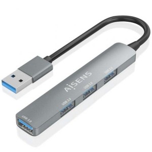 Hub USB Aisens A106-0859 Grau (1 Stück)