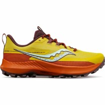 Running Shoes for Adults Saucony Saucony Peregrine 13 Yellow Orange Lady