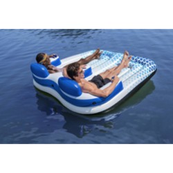 Bestway Fauteuil Gonflable Double Hydro-Force 196x193 cm Plage et Piscine 43534