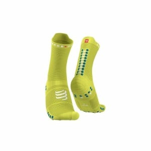 Sportsocken Compressport Pro Racing Zitronengrün