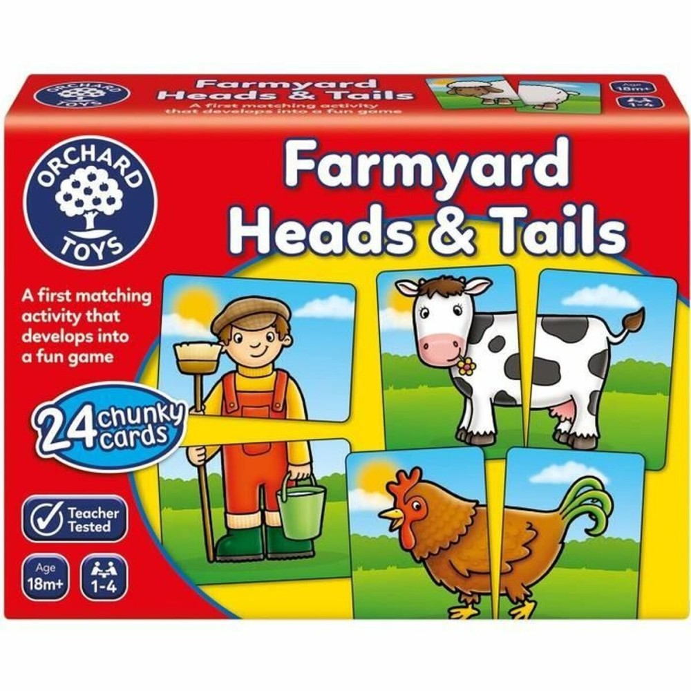 Educational Game Orchard Farmyard Heads & Tails (FR)