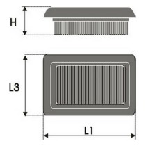 Air filter Green Filters P509706