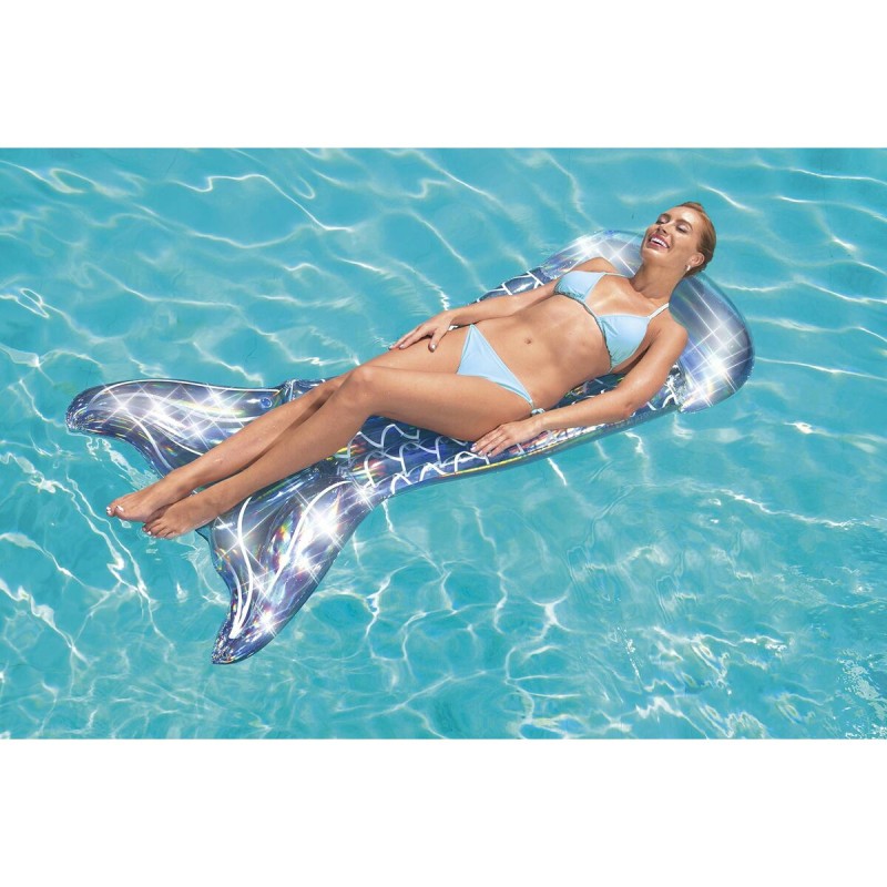 Bestway Luftmatratze Irideszierende Meerjungfrau 193x101 cm Strand und Pool 43413