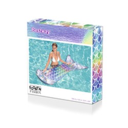 Bestway Matelas Gonflable Sirène Iridescente 193x101 cm Plage et Piscine 43413