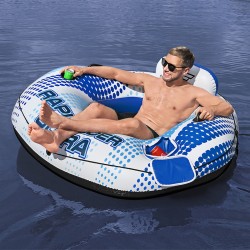 Bestway Aufblasbares Rad mit Griffen Rapid Rider mit Kühler 165x148 cm Strand und Pool 43726