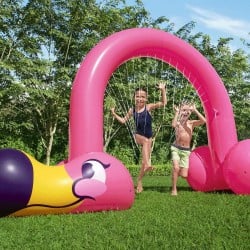 Wassersprinkler-Spielzeug Bestway Kunststoff 340 x 110 x 193 cm Rosa Flamingo