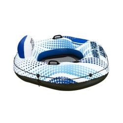 Bestway Bouée Gonflable Rapid Rider avec Poignées et Refroidisseur 165x148 cm Plage et Piscine 43726