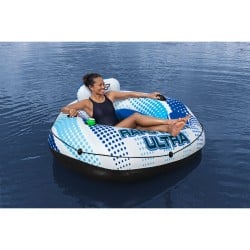 Bestway Aufblasbares Rad mit Griffen Rapid Rider mit Kühler 165x148 cm Strand und Pool 43726